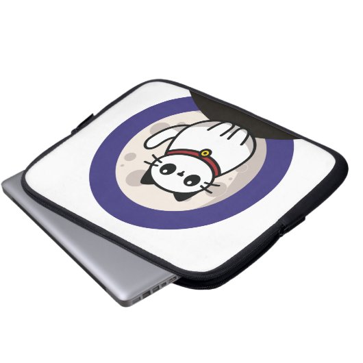 The Cat and The Moon 2025 Laptopschutzhülle (Vorne Knopf)