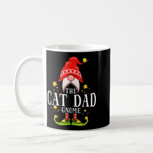 The Cat Dad Gnome Christmas Matching For Men Women Kaffeetasse (Links)