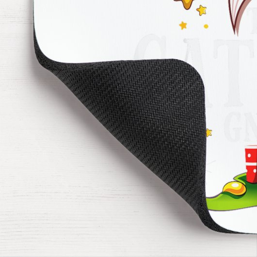 The Cat Dad Gnome Christmas Matching For Men Women Mousepad (Ecke)