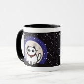 The Cat on the Moon Mug Tasse (Vorderseite Links)