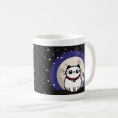 The Cat on the Moon Mug Tasse (VorderseiteRechts)