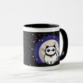 The Cat on the Moon Mug Tasse (VorderseiteRechts)