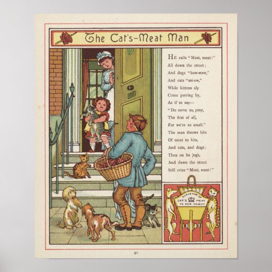 The Cat’s-Meat Man poster (Vorne)