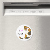 The cat which turns around　(tortoise-shell cat) magnet (In Situ (Geschirrspüler))