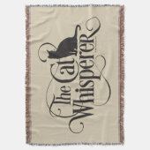 The Cat Whisperer Decke (Vorderseite Vertikal)