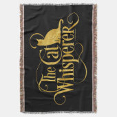 The Cat Whisperer Decke (Vorderseite Vertikal)