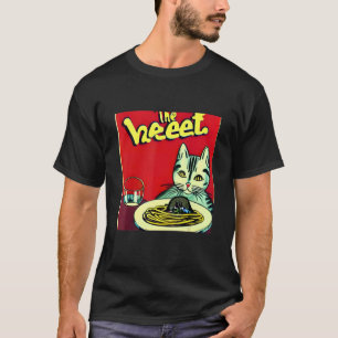 The Cat Who Loves Spaghetti Kitten Kitty Vintage T-Shirt