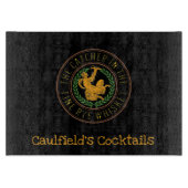 The Catcher in the Fine Rye Whisky Literary themed Schneidebrett (Vorderseite)