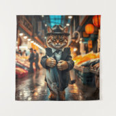 The Catfather's Catch Wandteppich (Vorderseite)