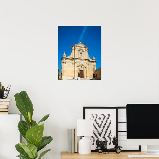 🏰The Cathedral of Gozo Poster (Heimbüro)