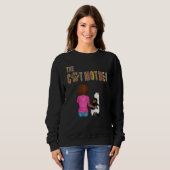 The Catmother British Shorthait Cat  Mother Cat Mo Sweatshirt (Vorne ganz)