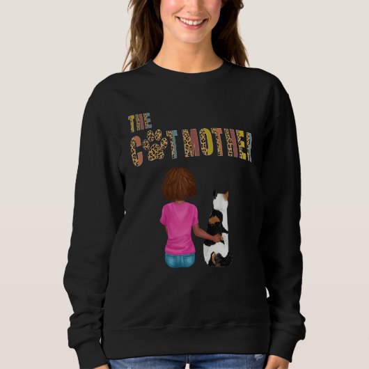 The Catmother British Shorthait Cat  Mother Cat Mo Sweatshirt (Vorderseite)