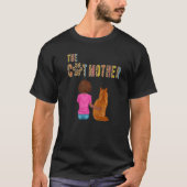 The Catmother Maine Coon Cat   Mother Cat Mom T-Shirt (Vorderseite)