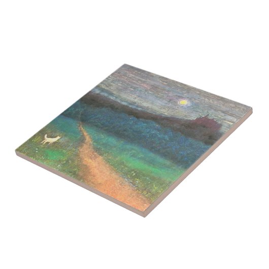 The Cat's Midnight Journey Fliese (Seite)