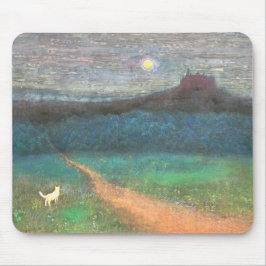 The Cat's Midnight Journey Mousepad