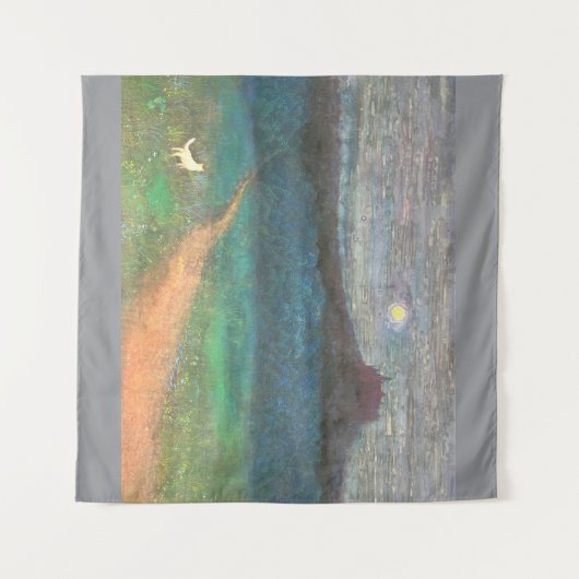 The Cat's Midnight Journey Wandteppich (Vorderseite (Horizontal))