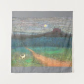 The Cat's Midnight Journey Wandteppich (Vorderseite)