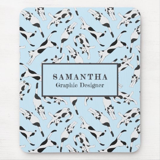 The Cats of cadstudios My Planner Baby Blue Mousepad (Vorne)