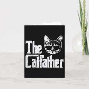 The Catvater Funny Cat Vater Vathers Day Movie Puf Karte