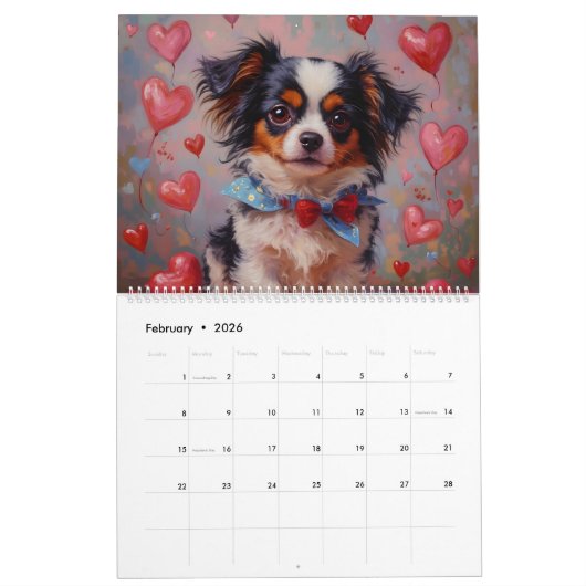 The Cavalier 12 Month Calendar Kalender (Feb 2026)