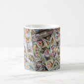 “ The ceiling of the Sistine Chapel ”,Michelangelo Kaffeetasse (Mittel)