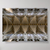 The ceiling of Westministera abbey Poster (Vorne)