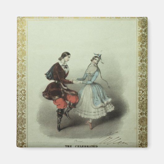 The Celebrated Polka, song sheet, 1840 Magnet (Vorne)
