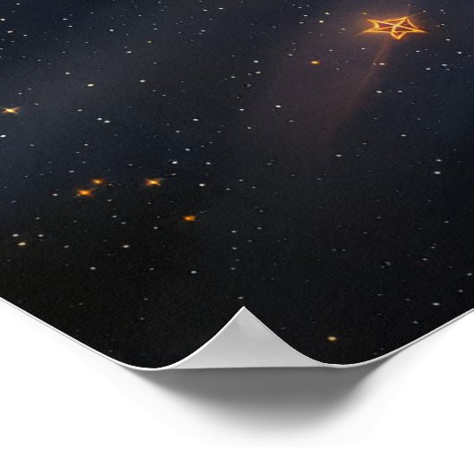 The Celestial Phoenix: Guardian of Ancient Wisdom Poster (Ecke)