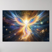 The Celestial Phoenix: Guardian of Ancient Wisdom Poster (Vorne)