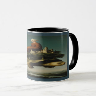 The Celestial Voyager Surreal Art Tasse