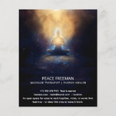 The Center Within | Achtsame Stille Flyer (Hinten)
