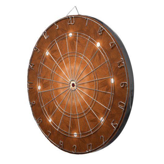 The Central Fire Flower Abstract Dartscheibe (Vorderseite rechts)