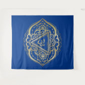 The Chakras Ajna - Tapestry Wandteppich (Vorderseite (Horizontal))