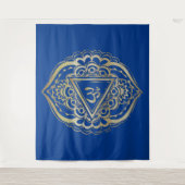 The Chakras Ajna - Tapestry Wandteppich (Vorderseite)