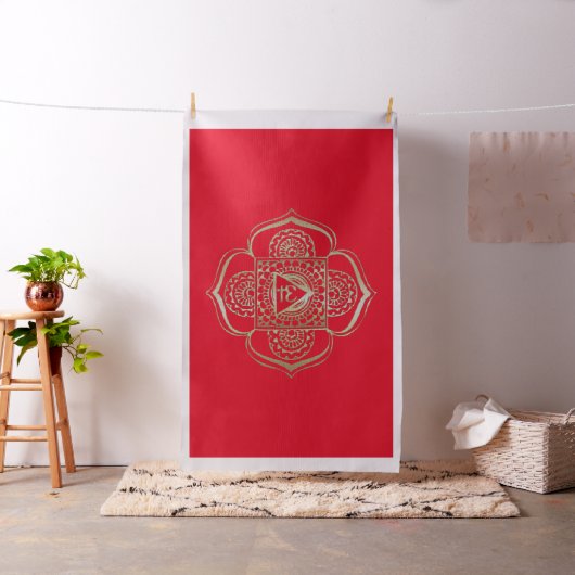 The Chakras Muladhara - Fabric Stoff (Beispiel)
