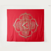 The Chakras Muladhara - Tapestry Wandteppich (Vorderseite (Horizontal))