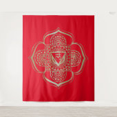 The Chakras Muladhara - Tapestry Wandteppich (Vorderseite)