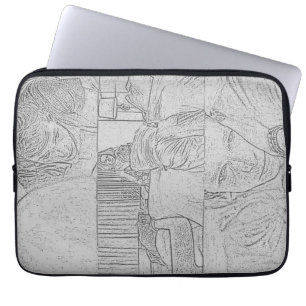 The Challengers Art and Tashi (Light Gray) Laptopschutzhülle