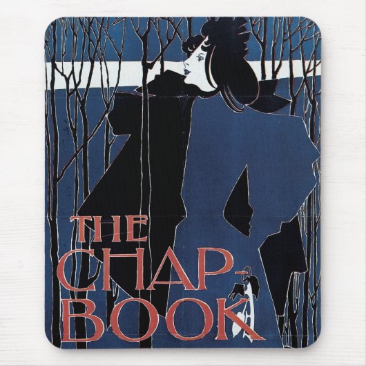 The Chap-Book ~ Blaue Dame Mousepad (Vorne)
