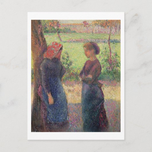 The Chat, C.1892 Postkarte (Vorderseite)