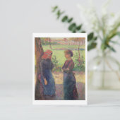 The Chat, C.1892 Postkarte (Stehend Vorderseite)