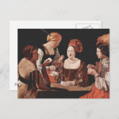 The Cheat (mit dem As of Diamonds) - 1635 Postkarte (Vorne/Hinten)