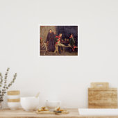 The Cheat (oil on canvas) (one of pair - See 19572 Poster (Küche)