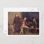 The Cheat (Öl auf Leinwand) (ein Paar - siehe 1957 Postkarte (Vorne/Hinten)