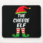 The Cheese Elf Family Matching Funny Christmas Cos Mousepad (Vorne)
