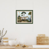 "The Cheetah" 1886 von Aloys Zotl Poster (Küche)