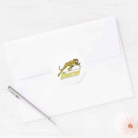 The Cheetah Runder Aufkleber (Umschlag)