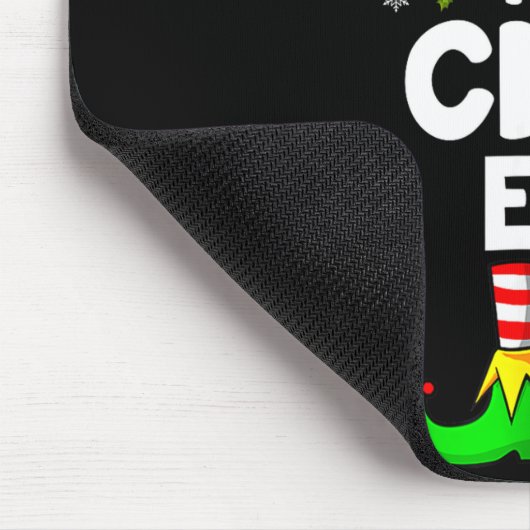 The Chef Elf Shirt Matching Family Chef Christmas Mousepad (Ecke)
