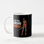 The Chemo Queen Leukemia Awareness Melanin Warrior Kaffeetasse (Links)
