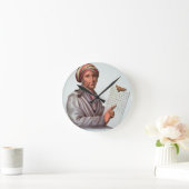 The Cherokee Scholar, Sequoyah (1776-1843) (Farbe Runde Wanduhr (Zuhause)